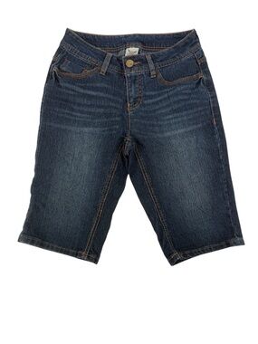 Faded Glory Denim Bermuda Jean Shorts Size 4 Women’s